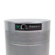 control panel closeup of silver Airpura 600 air purifier
