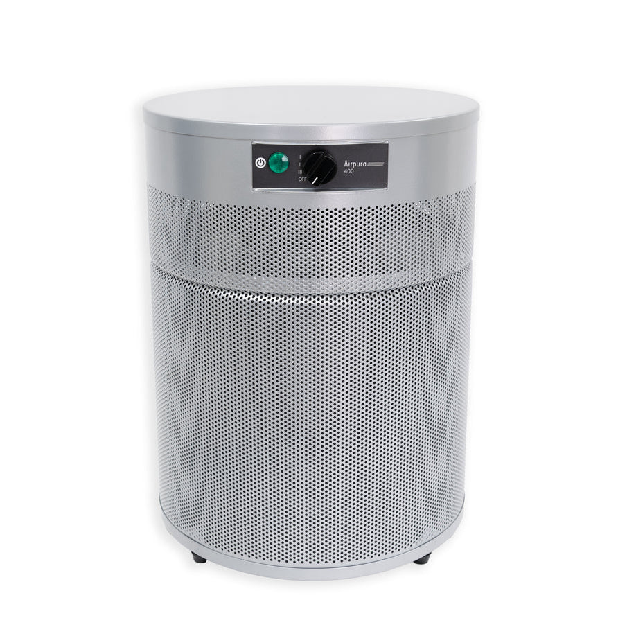 silver Airpura 400 air purifier front view