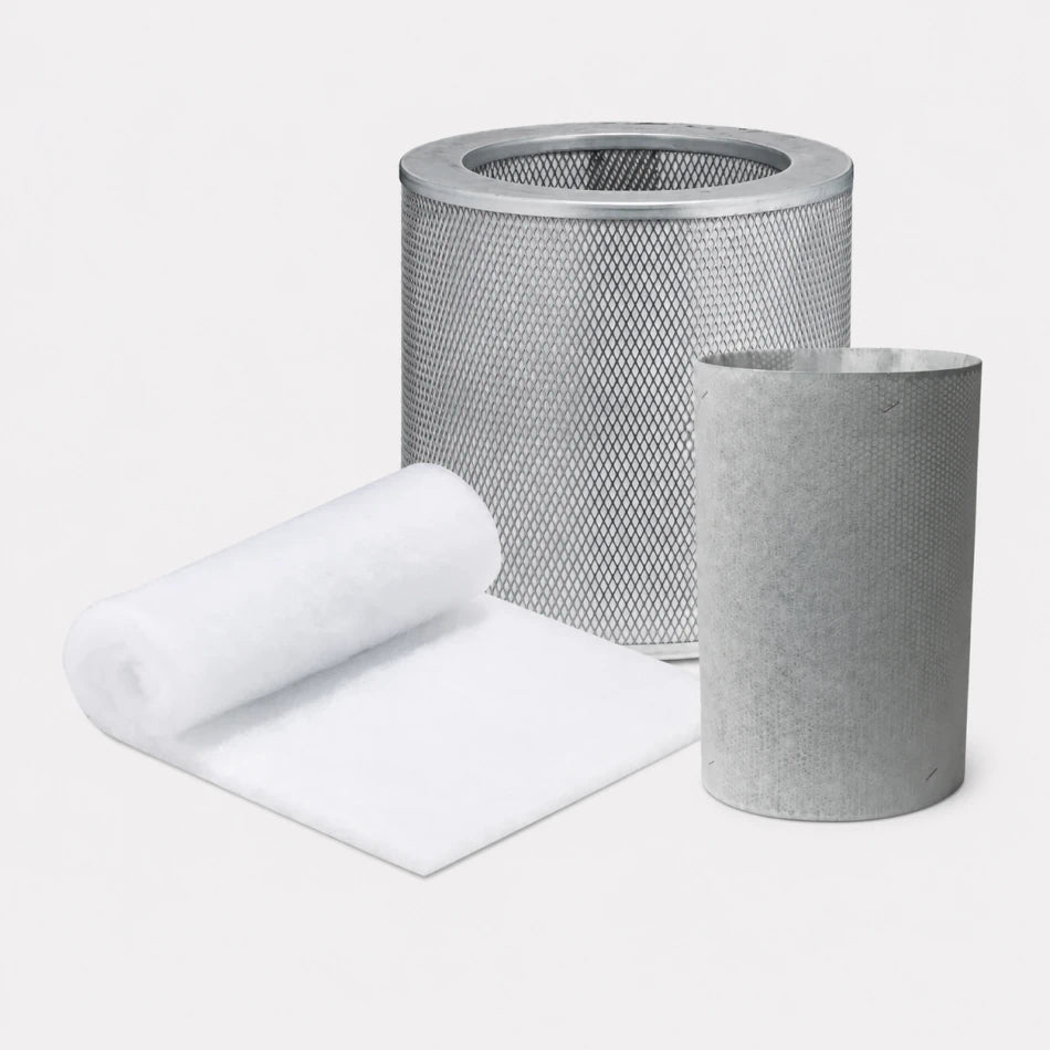 Airpura C600 complete replacement filter set — carbon filter, HepaBarrier, and prefilter