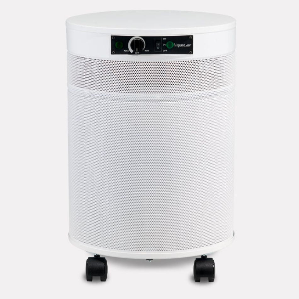 Airpura c600 white air purifier with wheels