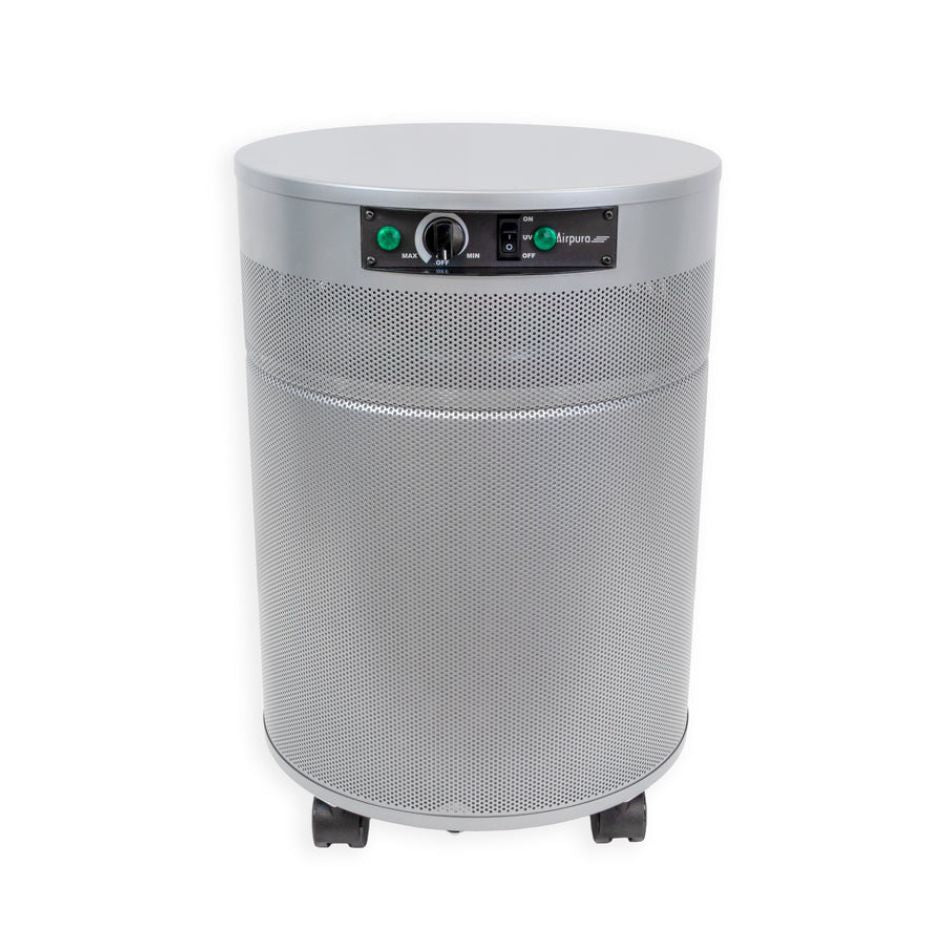silver Airpura i600 air purifier with UV setting
