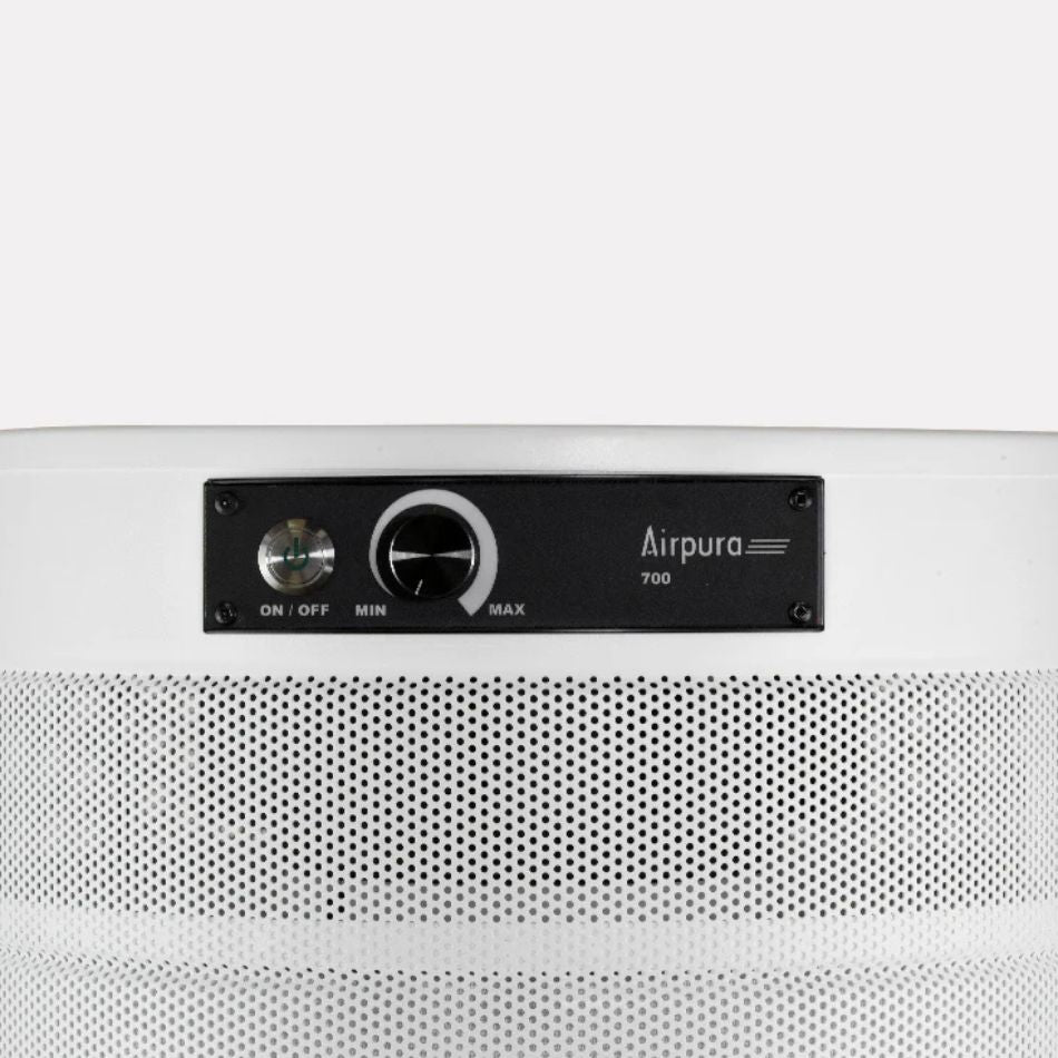 Airpura I700 white air purifier control panel