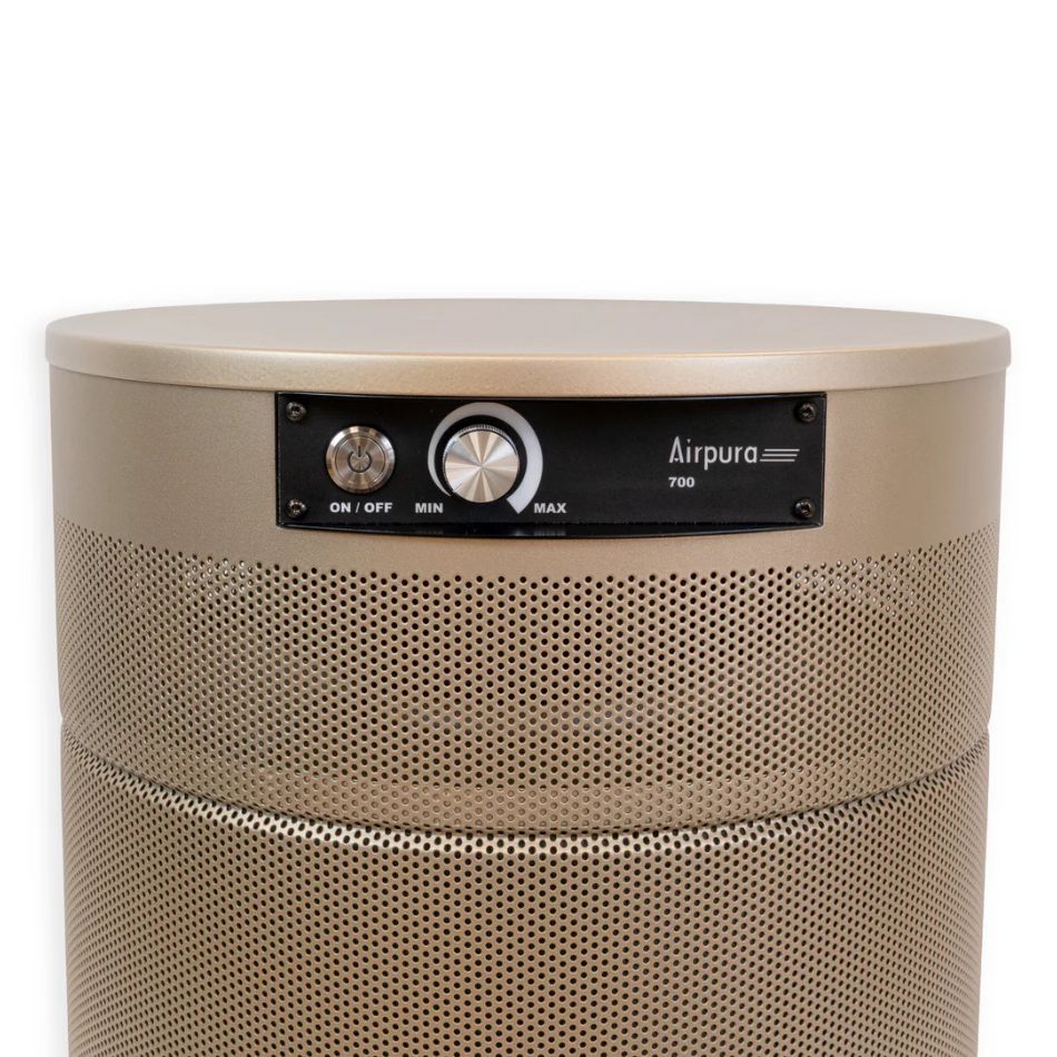 Airpura P700 champagne mist air purifier control panel