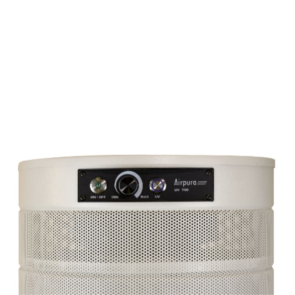 Airpura P700 cream air purifier control panel