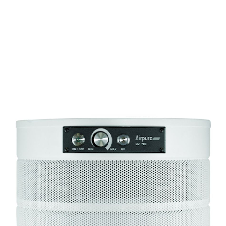 Airpura P700 white air purifier control panel
