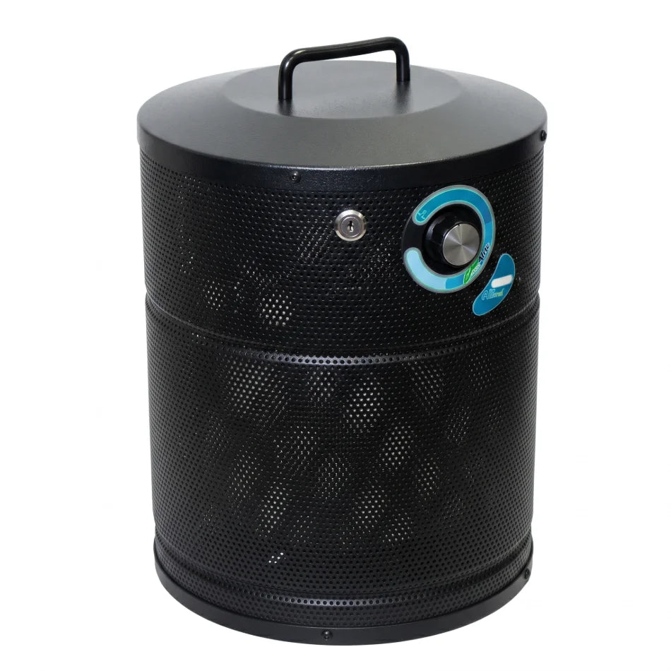 AllerAir airmed 1 black compact air purifier angle