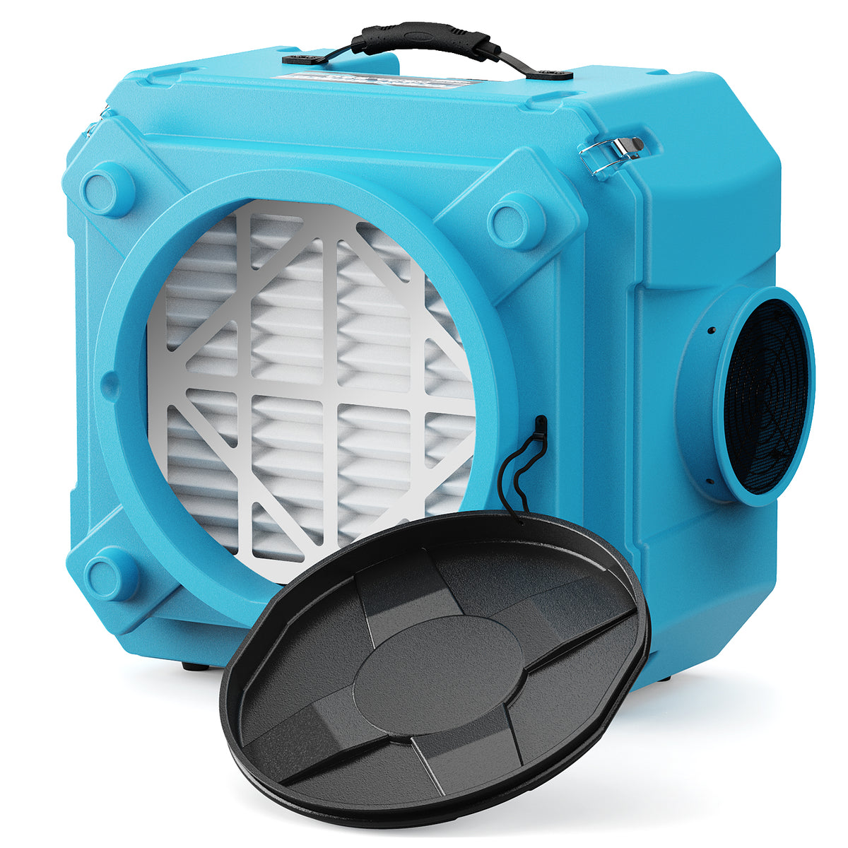 AlorAir CleanShield HEPA 550 air scrubber in blue