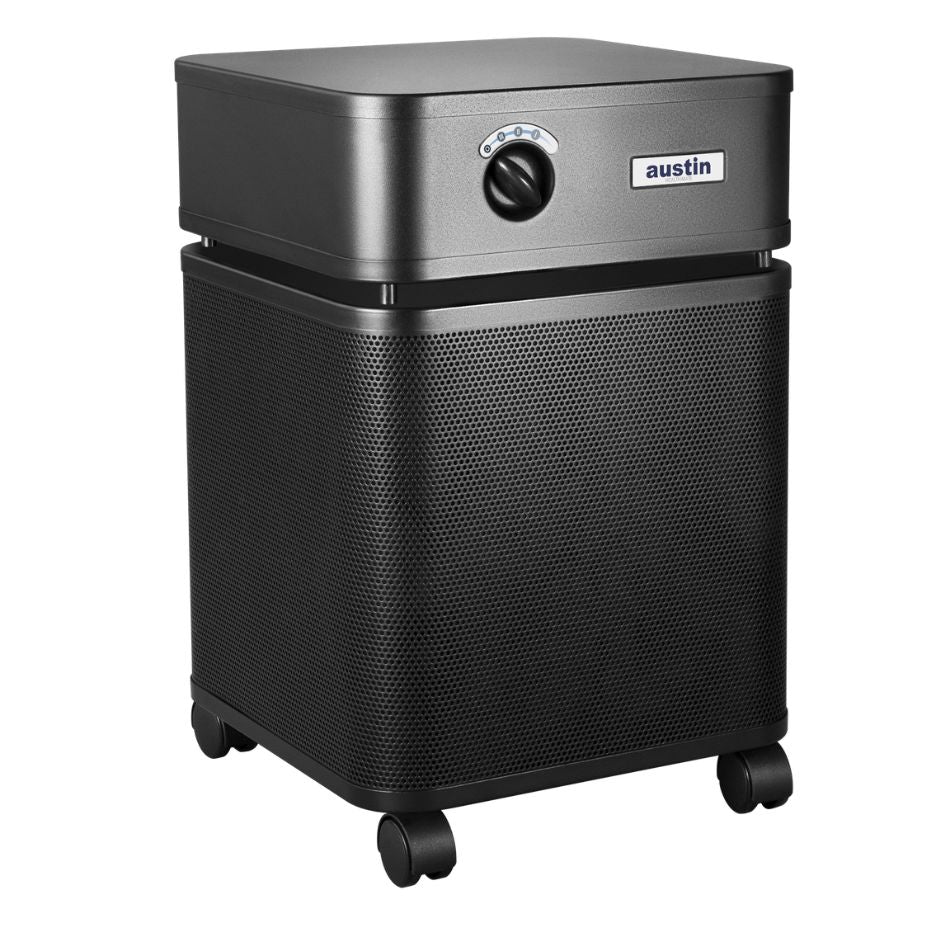 Austin air healthmate air purifier black angle right