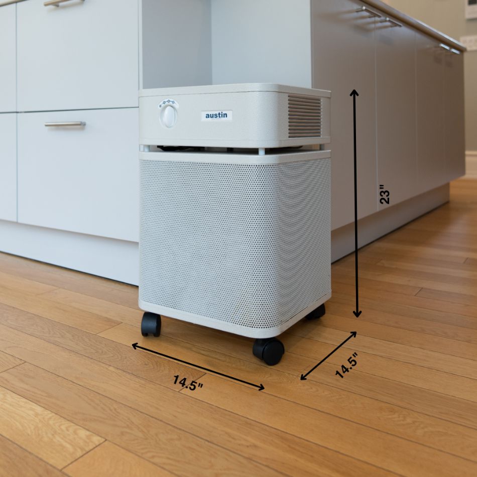 Austin air healthmate plus with dimension measurements