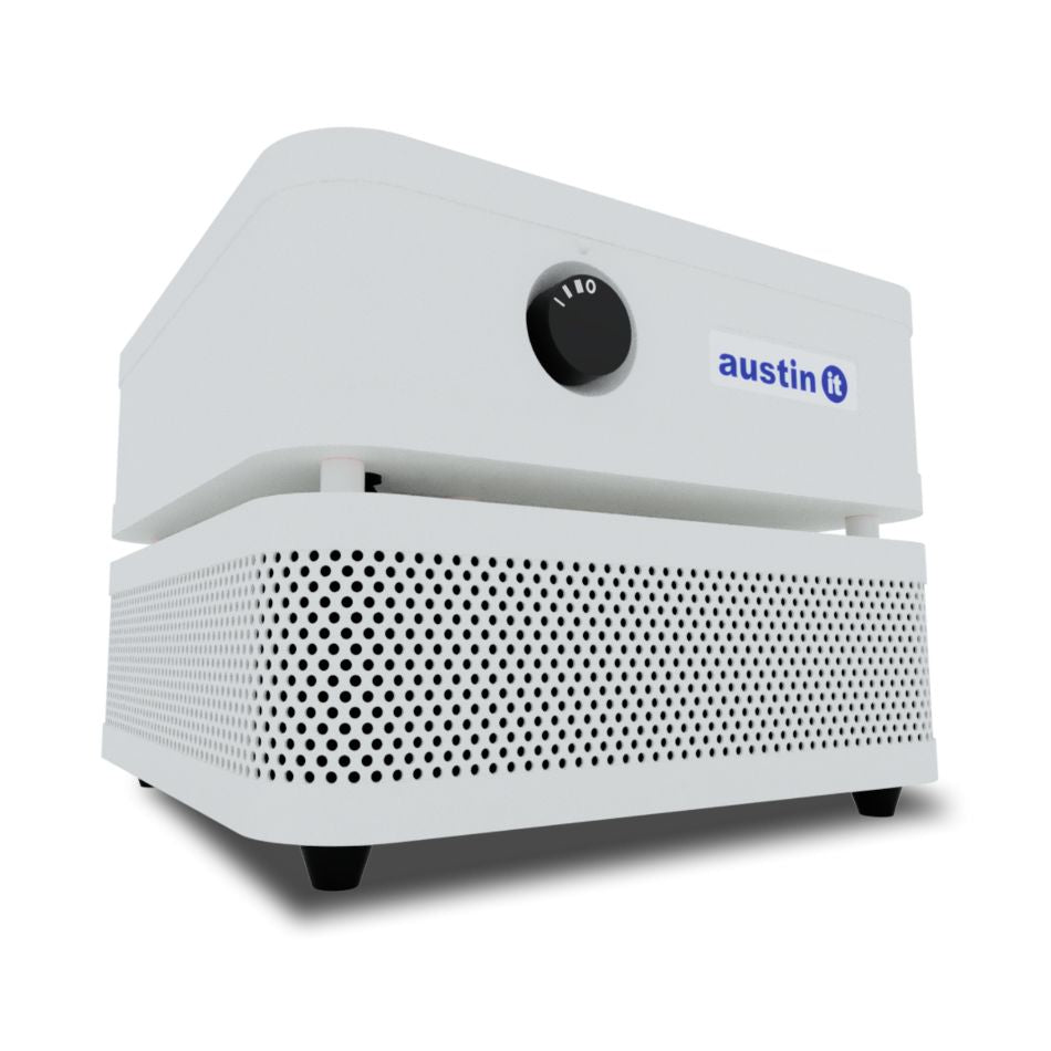 Austin air "it" air purifier angle view