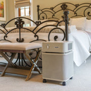 Austin air healthmate sandstone air purifier in bedroom